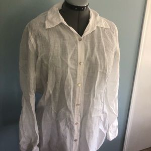 Eileen fisher large Irish linen shirt